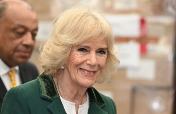 The Queen Consort steps out in London donning elegant green outfit