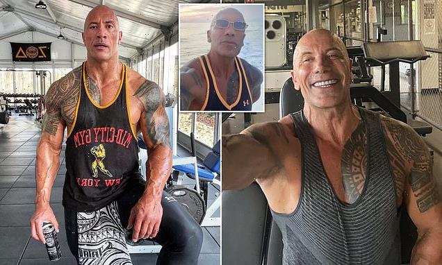 The Rock lookalike says crowds regularly stop in to get a selfie