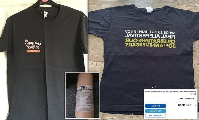Wetherspoons staff sell old uniforms, sauces, menus and shirts on eBay