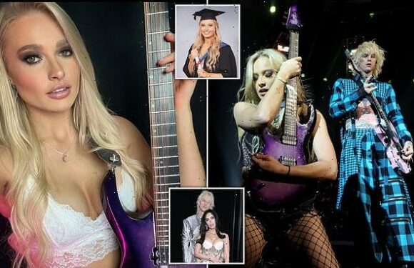 Who is Machine Gun Kelly's British guitarist Sophie Lloyd?