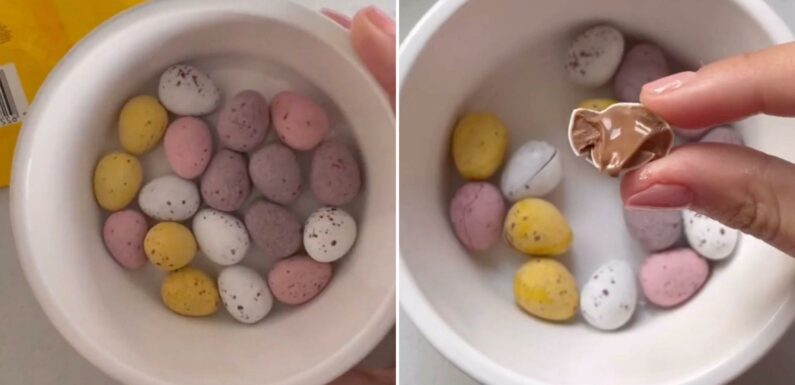 Woman claims we’ve been eating Mini Eggs all wrong & people say they’ll never go back after giving her tip a go | The Sun