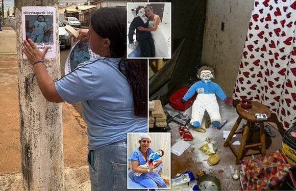 Woman with ragdoll 'husband' claims their 'son' has been 'kidnapped'