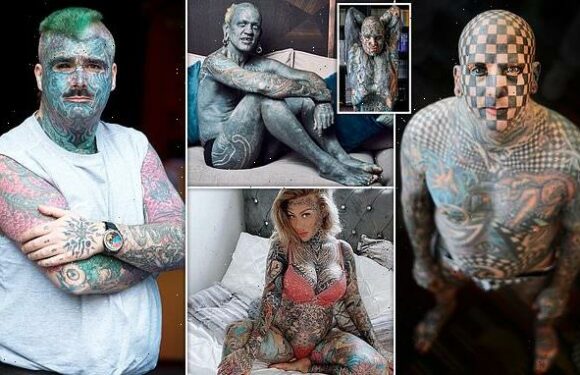 World's most tattooed people took their body-mod love to the extreme