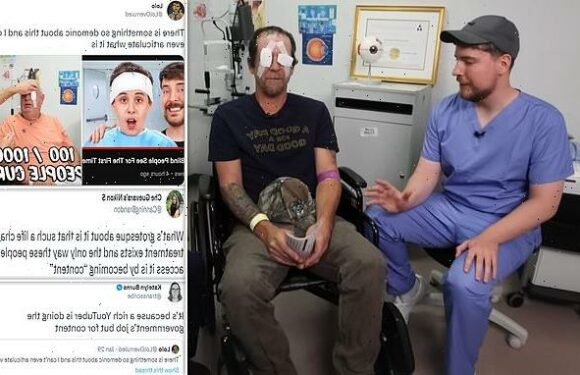 YouTuber MrBeast criticized after paying to cure 1,000 blind people
