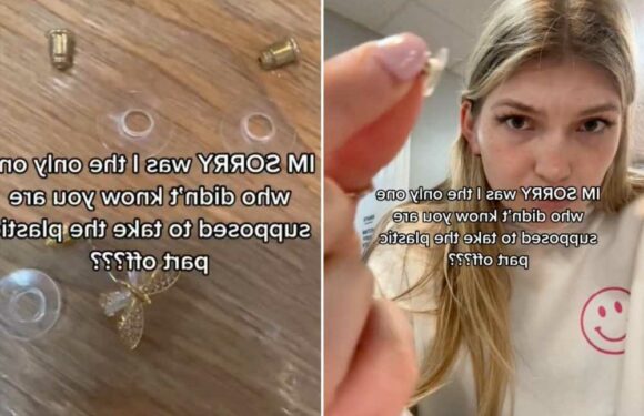 You've been wearing your earrings wrong for years – here’s what really should happen to that round plastic back | The Sun