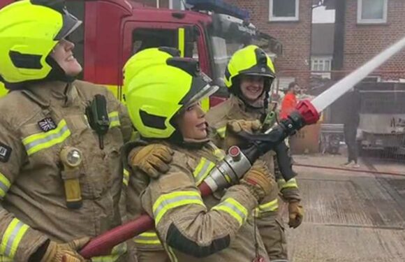 Amanda Holden sends fans wild as she transforms into a firefighter in hilarious TikTok | The Sun
