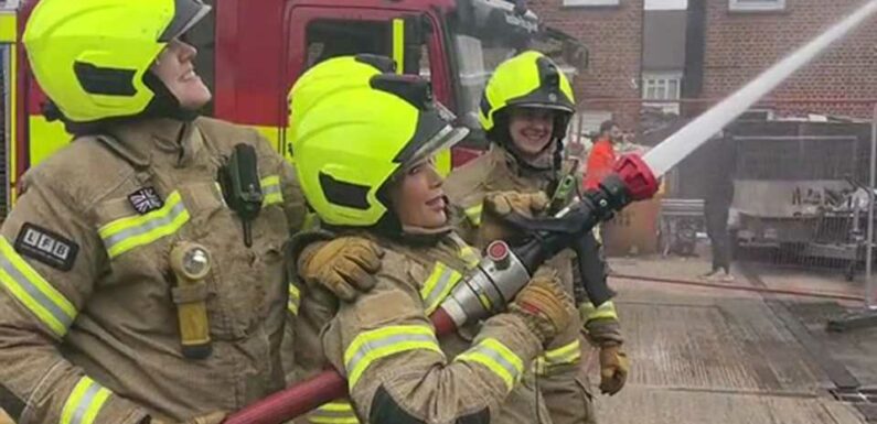 Amanda Holden sends fans wild as she transforms into a firefighter in hilarious TikTok | The Sun