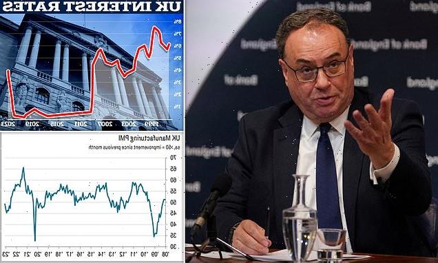 Andrew Bailey hints interest rates have peaked as supply chains ease