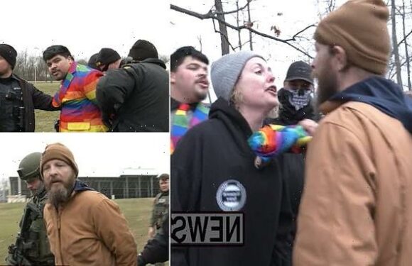 Armed swastika waving Nazis, Proud Boys surround drag event in Ohio