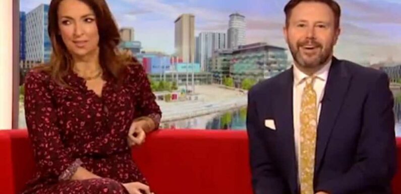 BBC Breakfast's Sally Nugent rolls eyes at Jon Kay as joke seriously backfires – and he's forced to apologise | The Sun