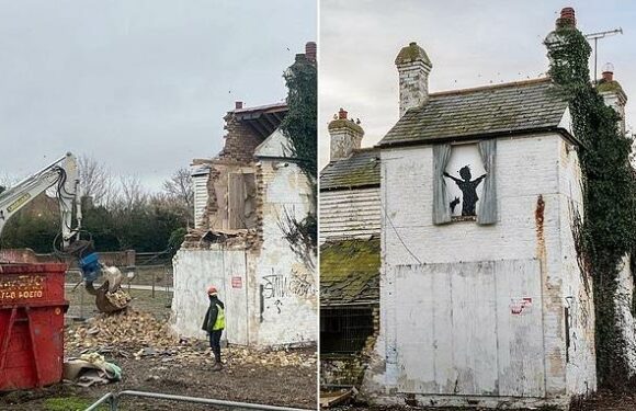 Banksy claims 'Morning is Broken' artwork that was already demolished