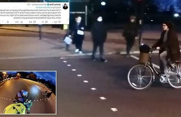 Bike-mad Jeremy Vine reveals his 'first collision of the year'