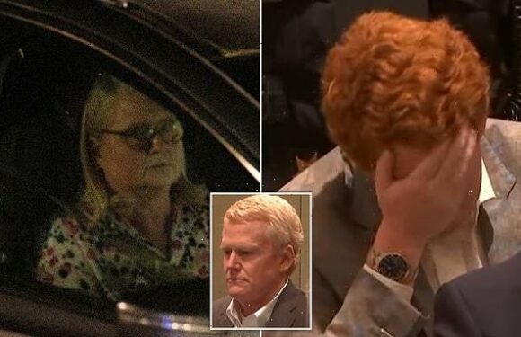 Buster Murdaugh puts head in his hands as his father is found guilty