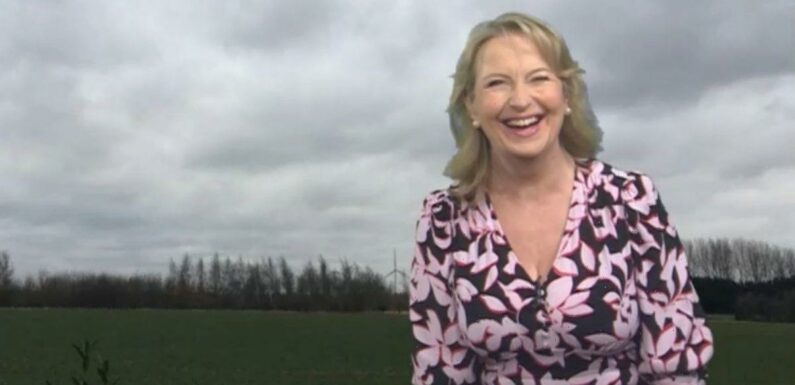 Carol Kirkwood cosies up to rarely seen fiancé after running off BBC Breakfast