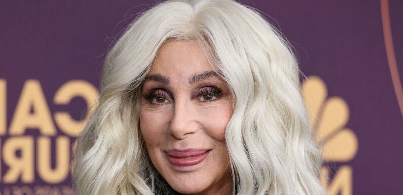 Cher debuts Kim Kardashian-style platinum blonde hair transformation