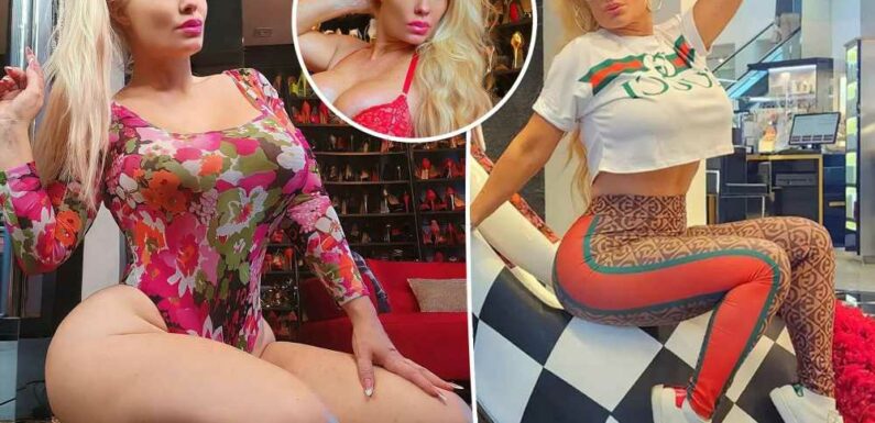 Coco Austin nearly busts out of red lace bra on ‘t—tty Tuesday’