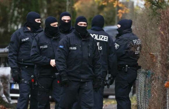 Cop shot during dawn raid on far-right 'Citizen of the Reich' German coup plotters supporting aristocratic 'prince' | The Sun