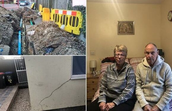 Couple sleep in their living room for two years after sinkhole