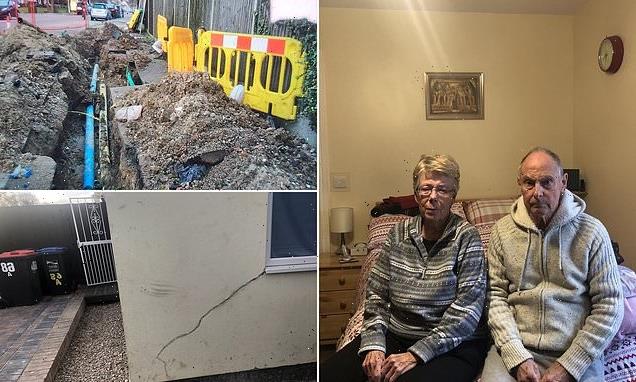 Couple sleep in their living room for two years after sinkhole