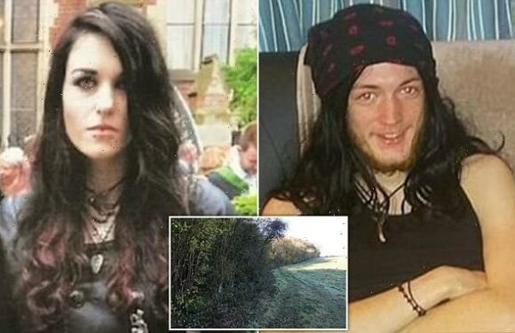 Couple were found hanged from same tree with spray painted messages