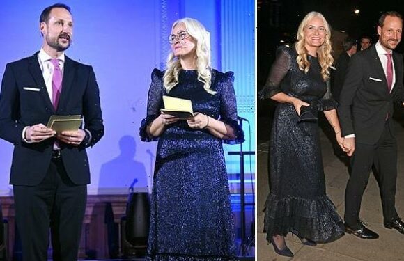 Crown Princess Mette-Marit of Norway joins Prince Haakon in London