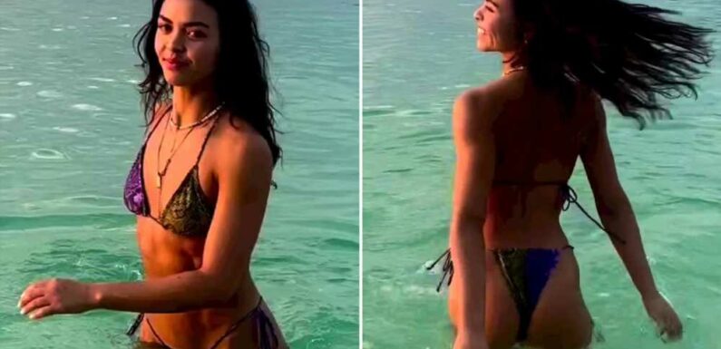 Dancing On Ice’s Vanessa Bauer looks incredible as she strips off on holiday | The Sun