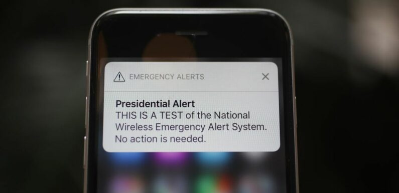 Everyone’s phones will be frozen by the government next month in emergency test