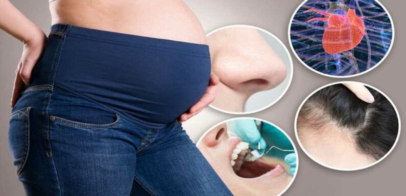From a swollen nose to a bigger heart – 5 weird pregnancy body changes | The Sun