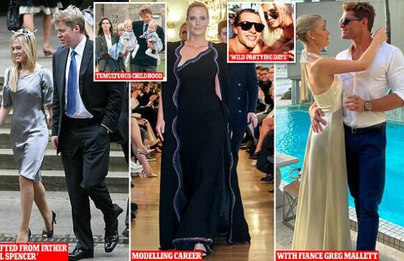 From wild child to society bride! Diana's niece ties the knot