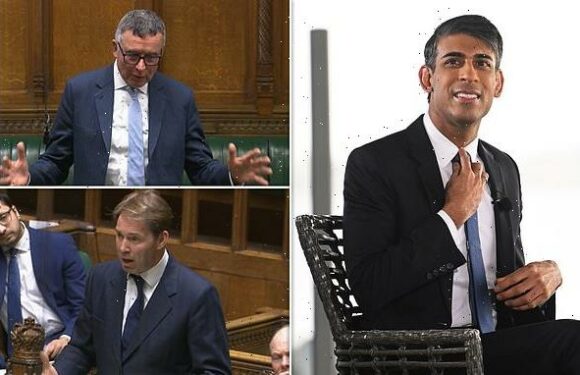 Fuming Tory MPs put pressure on Rishi Sunak over defence spending