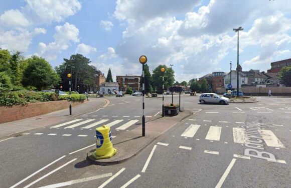 Girl, 14, hurt in hit-and-run crash while using zebra crossing outside hospital – with cops launching hunt for driver | The Sun