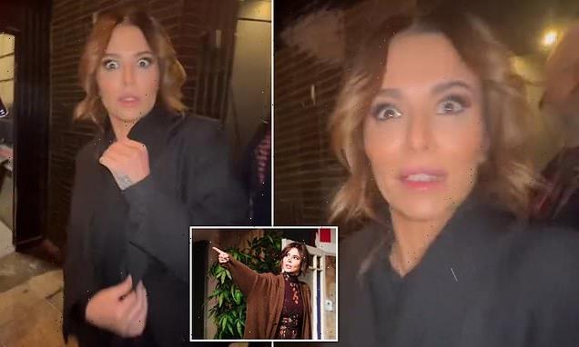Hilarious video emerges of a very stunned Cheryl being spooked by fan