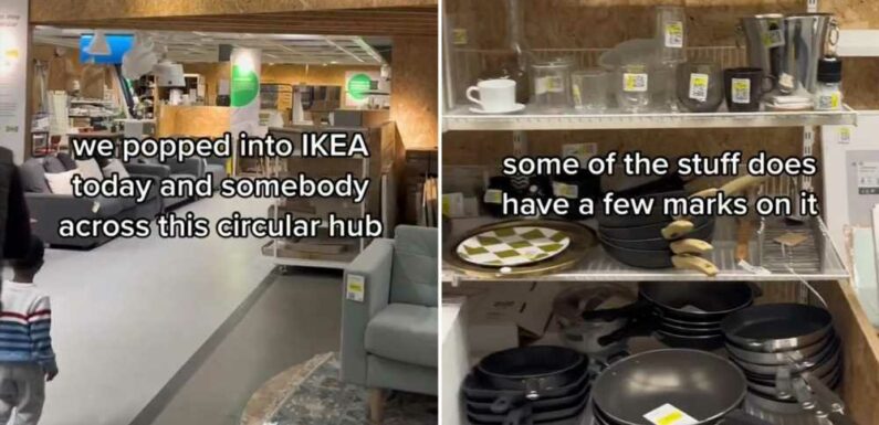 Homeware fans run to IKEA to visit the new 'Circular Hub', where you can nab a bargain on discontinued items or returns | The Sun