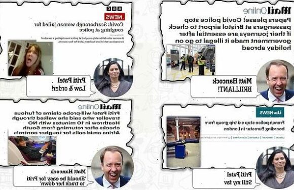 How Matt Hancock and Priti Patel celebrated news of Covid crackdowns