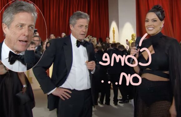 Hugh Grant Slammed By Oscars Fans After SUPER Awkward & Rude Red Carpet Interview With Ashley Graham!