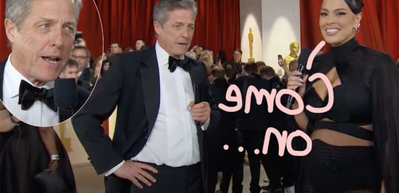 Hugh Grant Slammed By Oscars Fans After SUPER Awkward & Rude Red Carpet Interview With Ashley Graham!