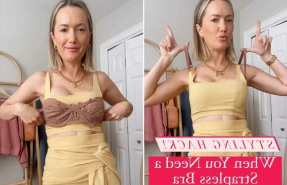 I can turn ANY bra into a strapless one for when you don’t have the right undies, it only takes seconds too | The Sun