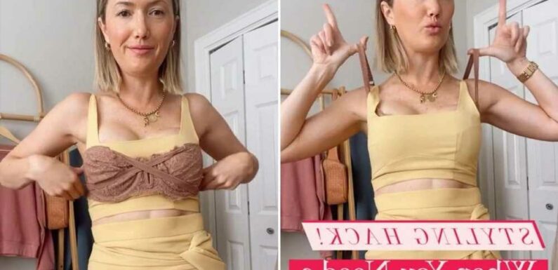 I can turn ANY bra into a strapless one for when you don’t have the right undies, it only takes seconds too | The Sun