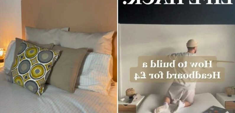 I gave my bedroom an amazing glow up from B&Q for just £4 – it’s really divided opinion, I don’t care it looks great | The Sun