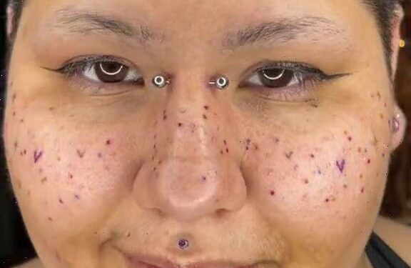I got 'funfetti' tattoo freckles on my face – trolls call it 'garbage' but I love looking like a cupcake | The Sun
