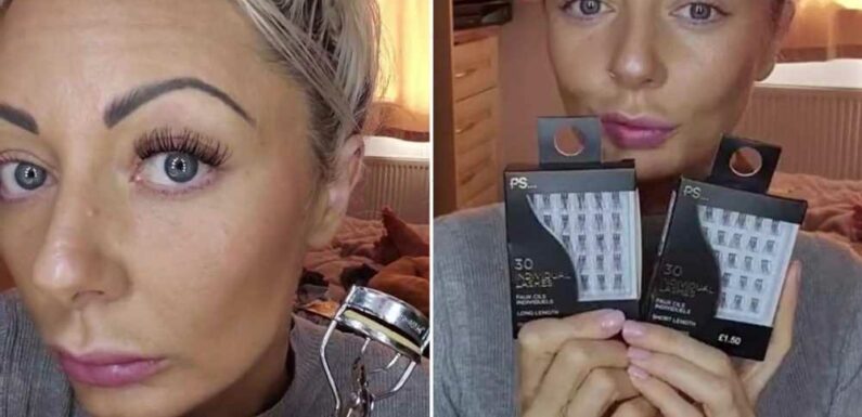 I swear by Primark's individual lashes – they’re so cheap and I can make them last a whole week with a few simple steps | The Sun