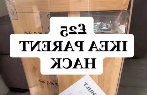 I turned IKEA's tiny step ladders into nifty dinner tables and chairs for my kids, people think my DIY skills are genius | The Sun