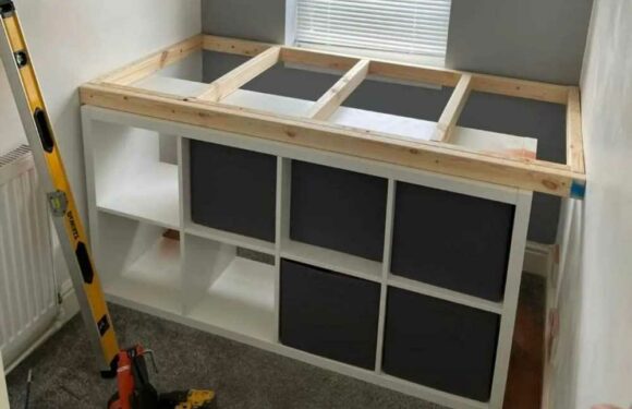 I turned a £55 IKEA unit into a bunk bed for my daughter – it was so easy and she's got a tonne of extra storage too | The Sun