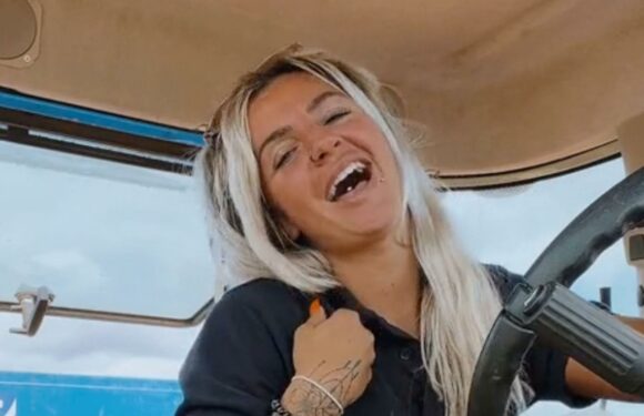 I’m a blonde, tattooed farm girl – I love driving a tractor and feeding goats, I’ve got ‘good vibes only’ | The Sun