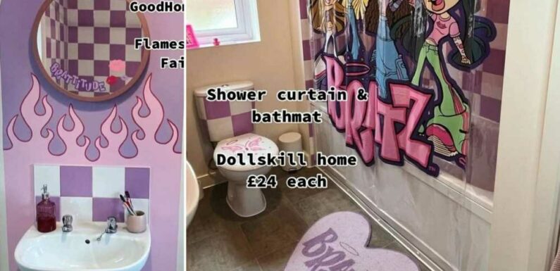 I’m a huge Bratz fan so transformed my boring bathroom into a cartoon heaven using bargain buys from Primark and Dunelm | The Sun