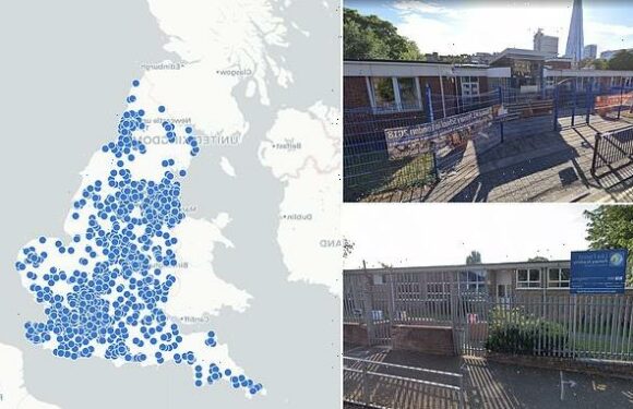 Interactive map reveals England's best primary schools