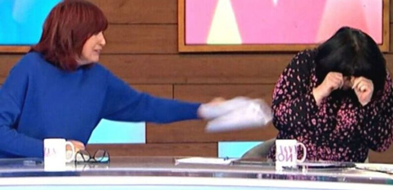 Janet Street-Porter whacks Coleen Nolan during Loose Women row