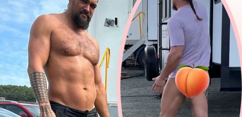 Jason Momoa Bares His Booty While Promoting Clothing Line – And Fans Can’t Stop Drooling!