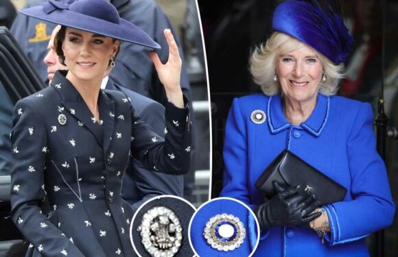 Kate Middleton, Camilla wear historic brooches on Commonwealth Day