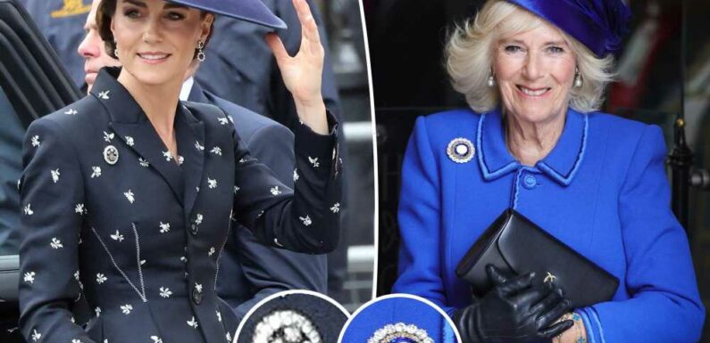 Kate Middleton, Camilla wear historic brooches on Commonwealth Day
